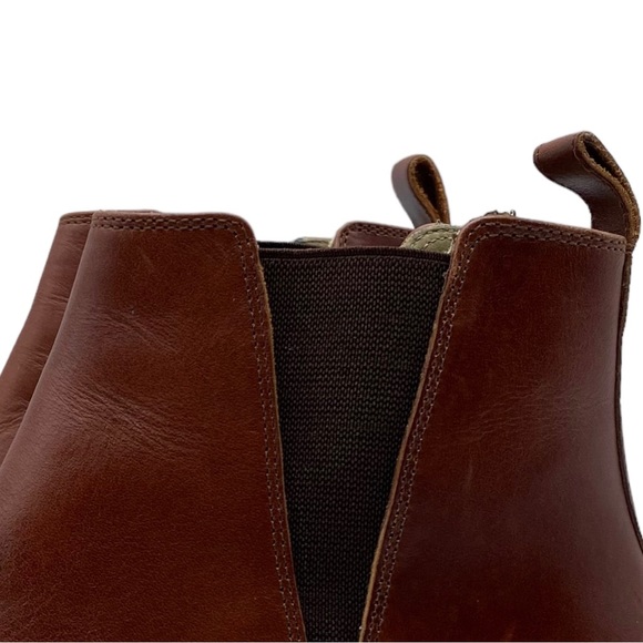 Nisolo Boot Everyday Chelsea All Leather Brandy Brown Ankle Pull On Size 8 - Picture 4 of 13